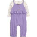 Little Layette Kız Bebek Mor Salopet Set - Yenidoğan