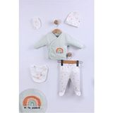 Little Life Yenidoğan 5li Askı Hastane Çıkışı Kız Bebek Mint Yenidoğan - Beyaz