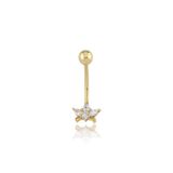 Little Petal Altın Göbek Piercing