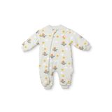 Little Plane Erkek Bebek Uyku Tulumu Hayvan Baskılı Fermuarlı Bisiklet Yaka Long Sleeve Patiksiz