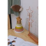 Little Rhino Kids Ecco Ahşap Yıldız Kule Ahşap Oyuncak - Ekru