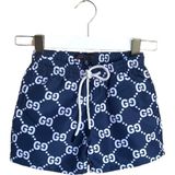Little Tortoise Erkek Çocuk Desenli Regular Fit Deniz Şortu - 04G-Mavi - 11 - 12 Yaş