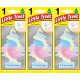 Little Trees Kağıt Koku Cotton Candy 3'lü Paket