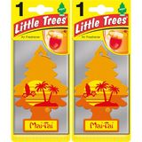 Little Trees Kokteyl Mai Tai Oto Kağıt Koku 2 Adet Asma Araba Kokusu