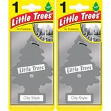 Little Trees Şehir Tarzı Oto Kağıt Koku 2 Adet Asma Araba Kokusu