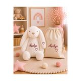 littleblissatelier İsimli Uyku Arkadaşı Tavşan Ekru