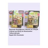 Littlest Pet Shop Jaguar Sunny Ve Köpek Fleetly Lps Miniş Oyuncaklar Aksesuarlı 4 Lü Set