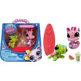 Littlest Pet Shop Minişler 2’li Figür Seti S4 - 247&248 Denizatı ve Deniz Kaplumbağası - Renkli