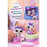 Littlest Pet Shop Seri 4 Tekli Figür Minişler Pet Pairs Stylin' Stripes Zebra Kedi 2'li Set