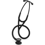 Littmann Kardiyoloji IV Stetoskop 6163, 27 inc Siyah Yüzey Dinleme Çanı Kök ve Kulaklık Siyah Hortum