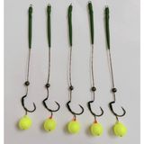 Litto Collection 5 Adet 14 mm Fosfor'lu Pop Up'Lı Sazan Rig Takımı