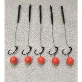 Litto Collection 5 Adet 14 mm Kırmızı Boncuk'lu Sazan Rig Takımı