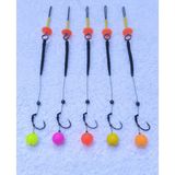 Litto Collection 5 Adet Küspe Telli Karışık Renkli 14 mm Pop Up'lı Sazan Rig Takımı