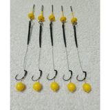 Litto Collection 5 Adet Küspe Telli Yüzen 14 mm Sarı Boncuk'lu Sazan Rig Takımı