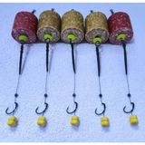 Litto Collection 5 Adet Küspe'li Çift Sarı Esp Mısır'lı Sazan Rig Takımı