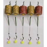 Litto Collection 5 Adet Küspeli Sazan Rig Takımı ( 14 mm Fosfosr'lu Pop Up )