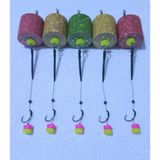 Litto Collection 5 Adet Küspeli Sazan Rig Takımı ( Pembe Fosfor'lu Esp Mısır )