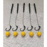 Litto Collection 5 Adet Yüzen Özellikli 14 mm Sarı Boncuk'lu Sazan Rig Takımı