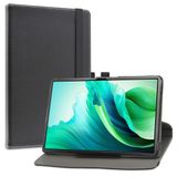 LiuShan OUKITEL OT8 Döndürme Kılıfı ile Uyumlu, OUKITEL OT8 11-İnç Android Tablet için 360 Derece Döndürme Standı PU Kapak (10.1 inç OUKITEL OT6'ya Uygun Değildir), Siyah