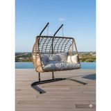 Liv Concept Lüx Çift Kişilik Rattan Bahçe Ve Balkon Salıncağı