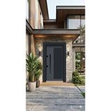 LİV Concept Premium Antrasit Kompozit Kaplama Çelik Kapı (210x110 Pervazdan Pervaza)