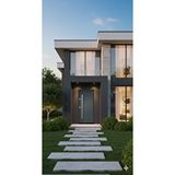 LİV Concept Premium Antrasit Modern Çelik Kapı