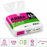 Liva Ambalaj Bakkaliye Poşeti 17X25 cm 370 Adet 0,5'lik 1 kg Şeffaf Sızdırmaz Bakliyat Şeker Balık Market Poşeti