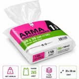 Liva Ambalaj Bakkaliye Poşeti 20X30 cm 265 Adet 1'lik 1 kg Şeffaf Sızdırmaz Bakliyat Şeker Balık Market Poşeti