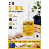 LİVA CRAFT Art & Craft Çok Amaçlı Sıvı Silikon Yapıştırıcı 100 ml, Kumaş Yapıştırıcı Soğuk Silikon Tutkal