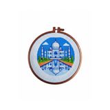 LİVA CRAFT Art & Craft Kanaviçe Başlangıç Seti, Baskılı Etamin Kiti - Tac Mahal