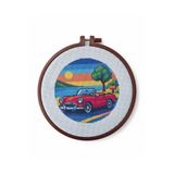 Liva Craft Art&Craft Kanaviçe Başlangıç Seti, Baskılı Etamin Kiti - Eski Model Araba