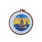Liva Craft Art&Craft Kanaviçe Başlangıç Seti, Baskılı Etamin Kiti - Kız Kulesi
