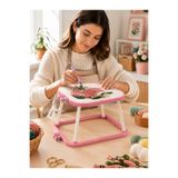 Liva Craft Art&Craft Kasnak Seti, Punch, Kanaviçe, Nakış İçiin 2'li Kasnak Standı, Pratik Nakış Kasnağı Seti