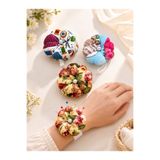 Liva Craft Art&Craft Lastikli İğnedanlık, Dekoratif İğne Yastığı, Kola Takılır Pratik İğne Tutucu