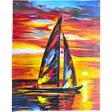 Liva Craft Elmas Mozaik Tablo, 30X40 Yelkenli Boncuk Yapıştırma Kiti