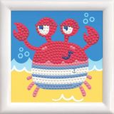 Liva Craft Elmas Mozaik Tablo 9.5 x 9.5cm Yengeç Boncuk Yapıştırma Kiti - Çerçeveli