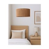 Liva Design7 El Yapımı Jüt İpli Bohem Tavan Lambası - Avize / Salon ,yatak Odası ,oturma Odası,ofis,mutfak,balkon Kahverengi