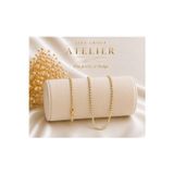 Liva Group Atelier Altın Kaplama Zirkon Taşlı Su Yolu Kolye & Bileklik Seti 2'Li Gold Takım Kadın Takı Seti Stainless Steel