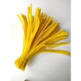 Liva Heryer.ciceklenir 25'li Sarı Renkli Şönil, Eğitici Şönil Seti, Tüylü Tel, 30 cm 6mm