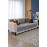 Liva Pelüş Kaymaz Tabanlı Koltuk Örtüsü 170X215 Cm Gri