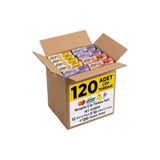 livaambalaj Polmix Büzgülü Çöp Torbası Orta Boy – 12 Paket (Toplam 120 Adet) – Çilek, Limon ve Lavanta Kokulu – 55x60 cm – Dayanıklı ve Sızdırmaz