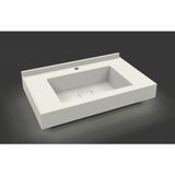Livabo Azura 500 x 800 mm Etajerli Akrilik Banyo Lavabosu