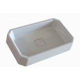 Livabo Perla 400 x 600 mm Tezgah Üstü Akrilik Banyo Lavabosu