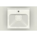 Livabo Selva 450 x 500 mm Tezgah Üstü ve Etajer Uyumlu Akrilik Banyo Lavabosu