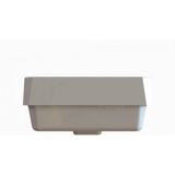 Livabo Terra 430 x 430 x 180 mm Ankastre Uyumlu Akrilik Banyo Lavabosu