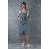 livanomi Jean Midi Boy salopet Elbise