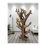 LIVARNO DEER modern tasarım özel ağaç figür dekoratif çok şık kitaplık kütüphane ATLANTİK ÇAM