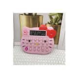 Livava Hello Kitty Mini Hesap Makinesi, Pembe, 10x8