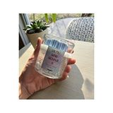 Livava Işıltılı Kar Rüyası Cam Bardak Temalı El Yapımı %100 Doğal Soya Wax - Jel Wax Kokulu Dekoratif Mum Çok Renkli