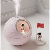 Livava Led Işıklı Astronot Buhurdanlık Difüzörü, Hava Nemlendirici, 12x12 - Beyaz
